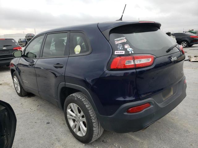 Image 2 of 2015 JEEP CHEROKEE SPORT 2015 with VIN 1C4PJLAB9FW760981