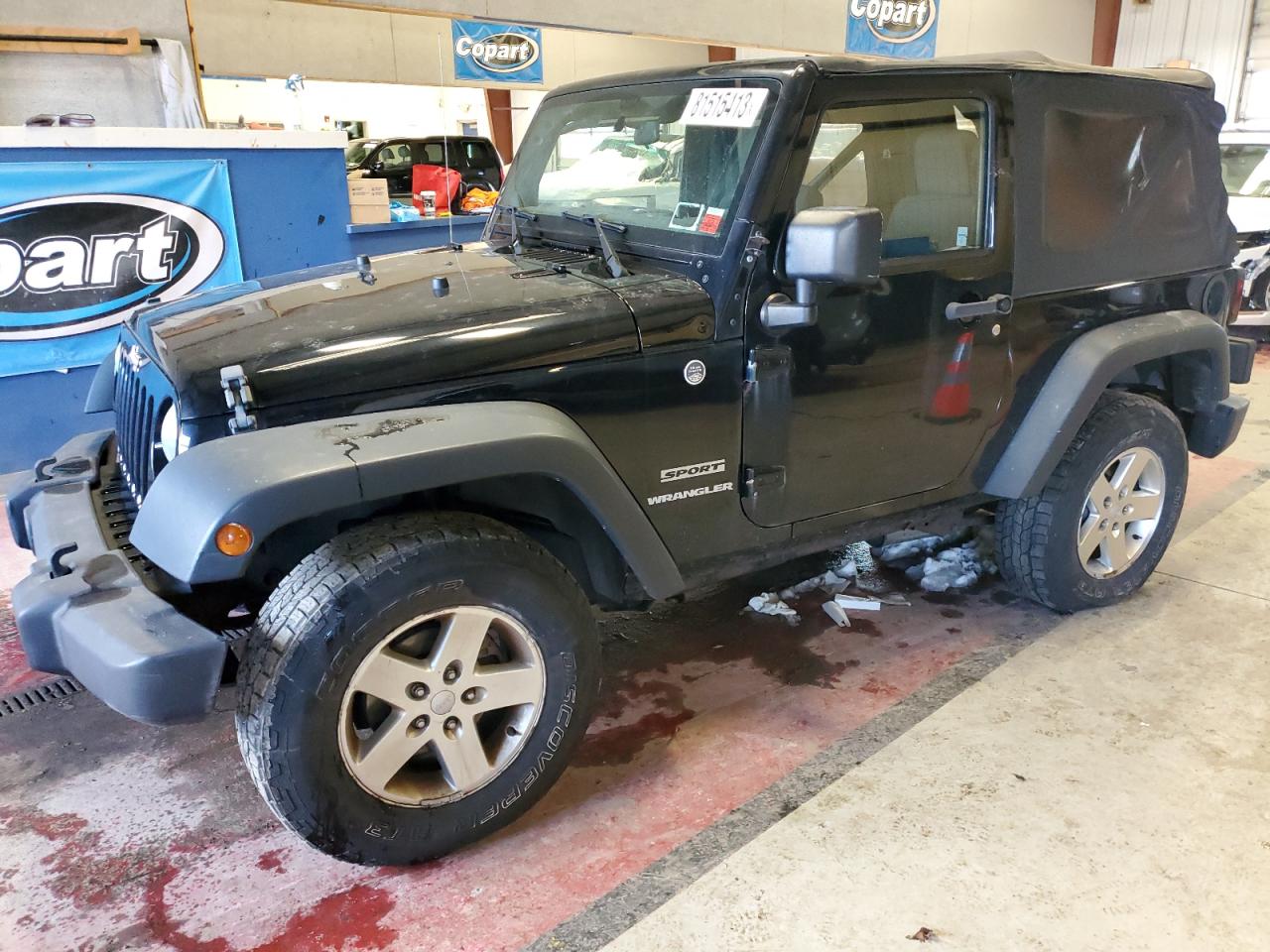 Image 1 of 2012 JEEP WRANGLER SPORT 2012 with VIN 1C4AJWAG5CL266746