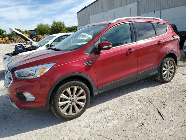 Image 1 of 2017 FORD ESCAPE TITANIUM 2017 with VIN 1FMCU0JD9HUE65363
