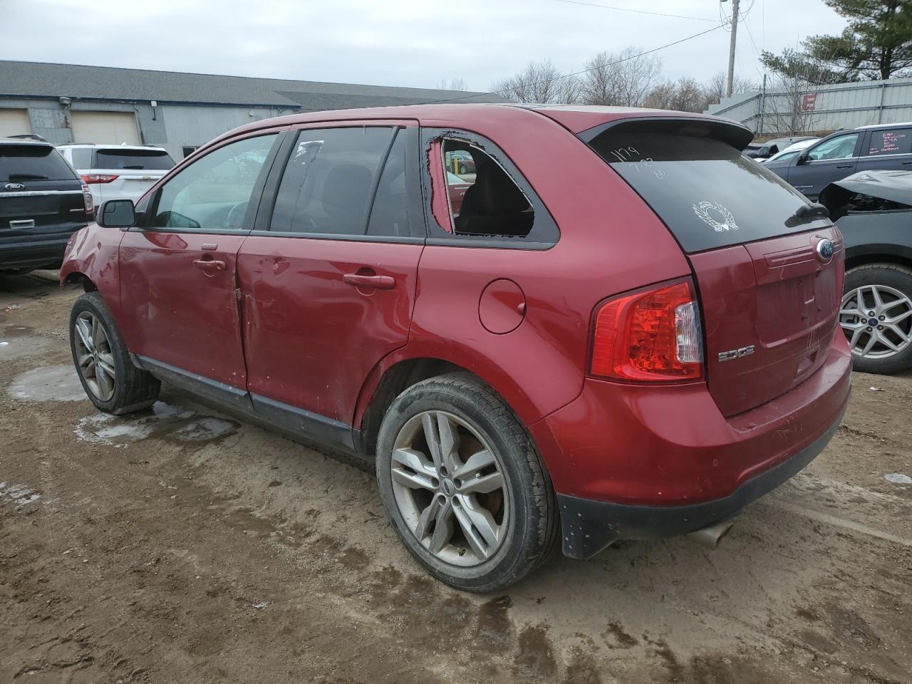 Image 2 of 2014 FORD EDGE SEL 2014 with VIN 2FMDK3JC2EBA42645