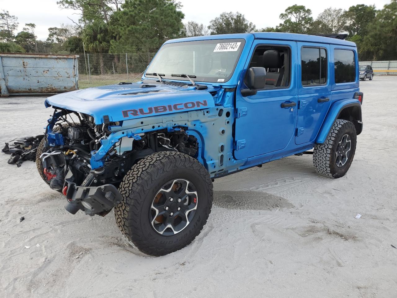 Изображение 1 2023 JEEP WRANGLER RUBICON 2023 с VIN 1C4HJXFG6PW657776