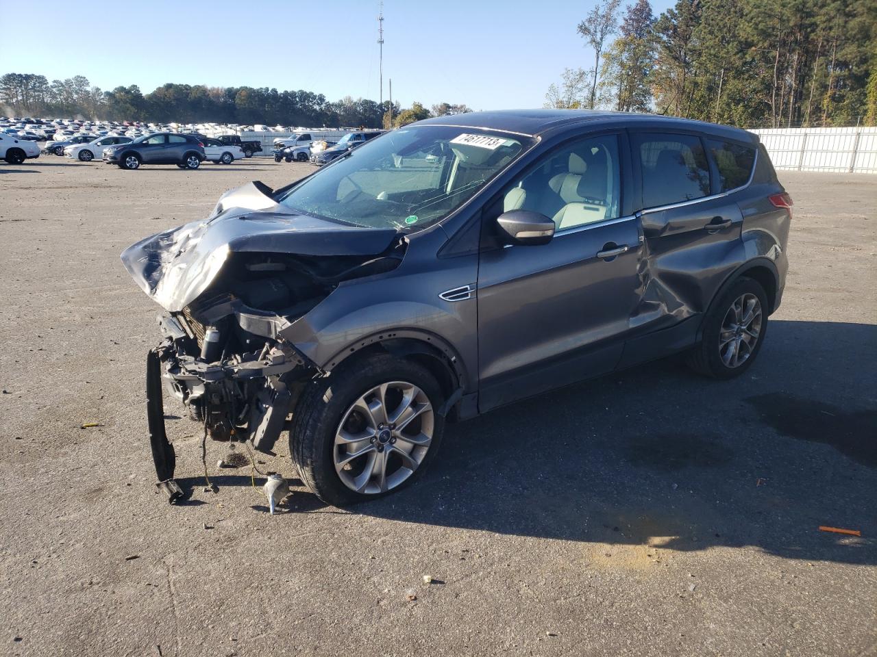 Image 1 of 2013 FORD ESCAPE SEL 2013 with VIN 1FMCU9H96DUC06247