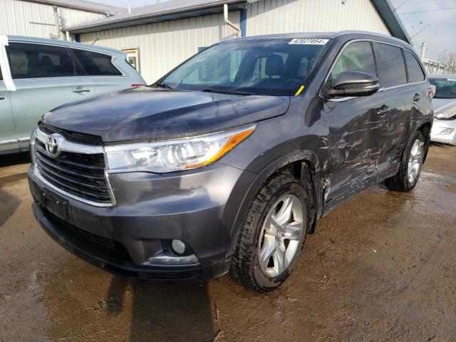 Image 1 of 2014 TOYOTA HIGHLANDER LIMITED 2014 with VIN 5TDDKRFH1ES007086