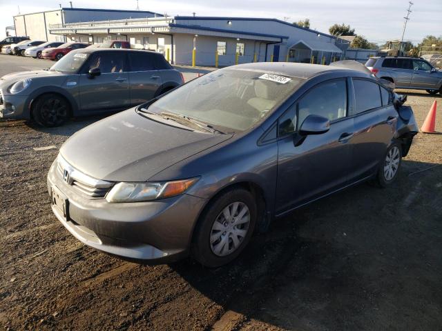 Image 1 of 2012 HONDA CIVIC LX 2012 with VIN 19XFB2F54CE367398