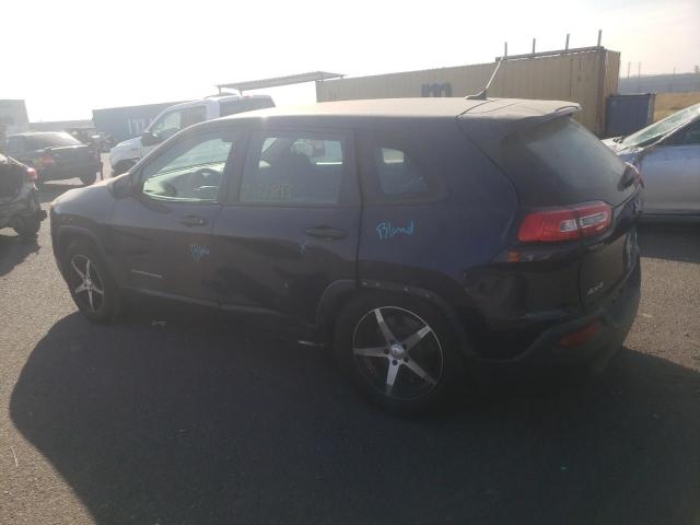 Image 2 of 2014 JEEP CHEROKEE SPORT 2014 with VIN 1C4PJMAB9EW179601