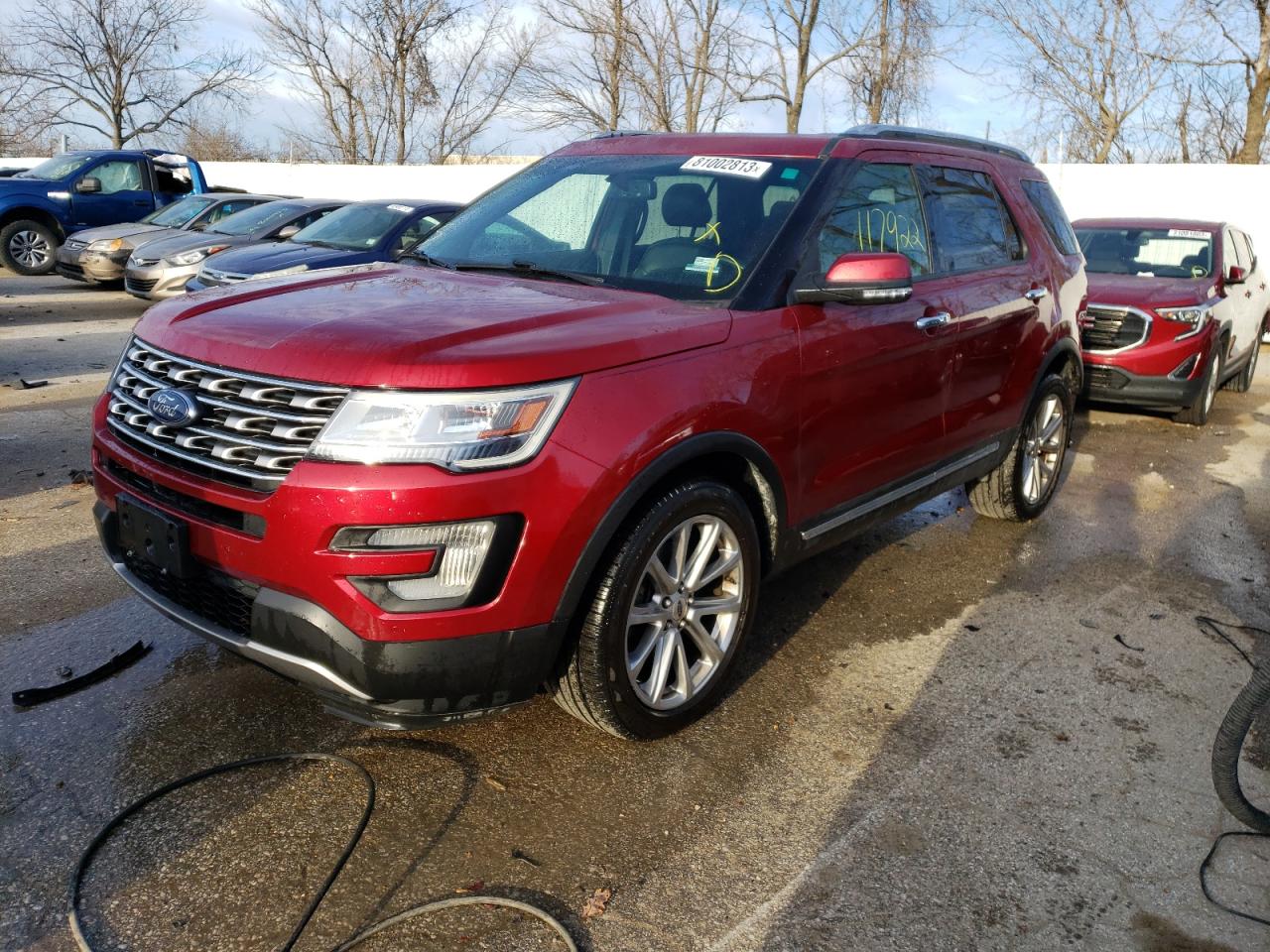 Image 1 of 2017 FORD EXPLORER LIMITED 2017 with VIN 1FM5K8FH8HGA59520