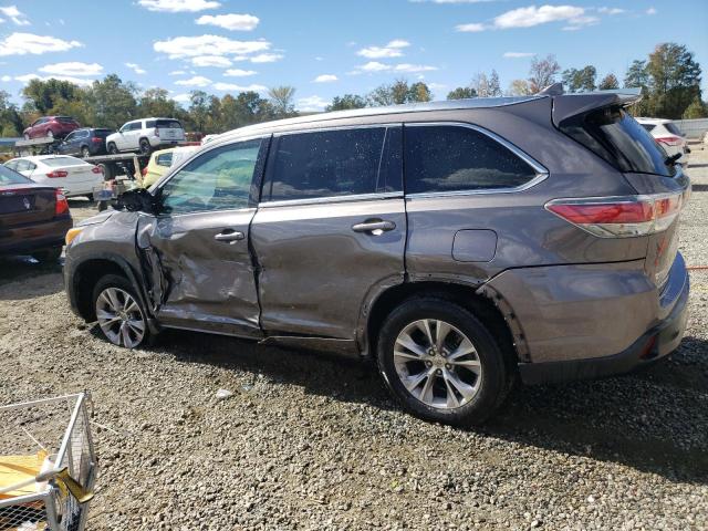 Image 2 of 2015 TOYOTA HIGHLANDER XLE 2015 with VIN 5TDKKRFH7FS069682