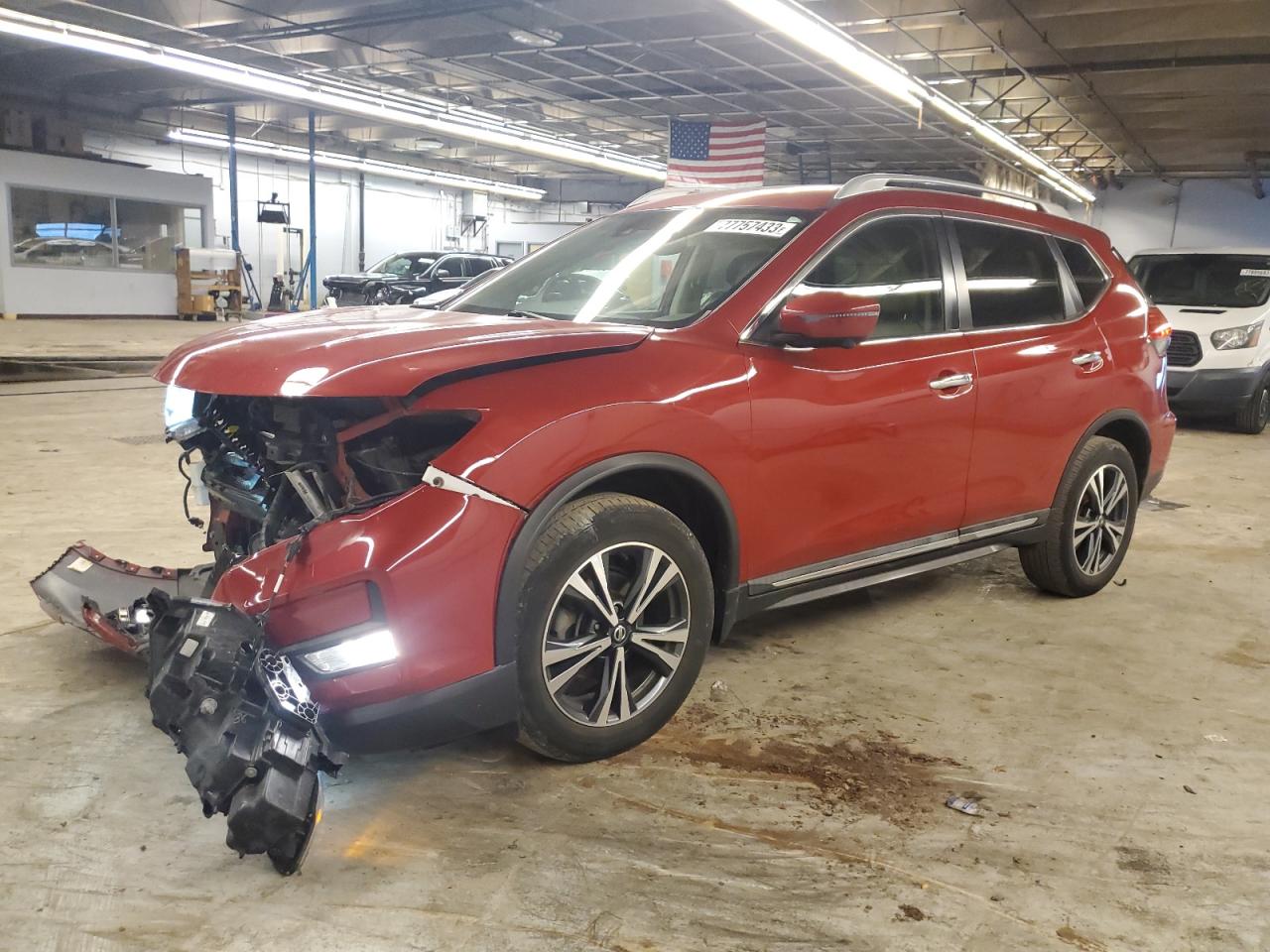 Image 1 of 2017 NISSAN ROGUE SV 2017 with VIN 5N1AT2MV5HC875349