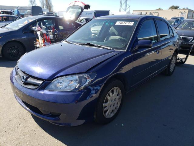 Image 1 of 2005 HONDA CIVIC LX 2005 with VIN 2HGES16575H595118