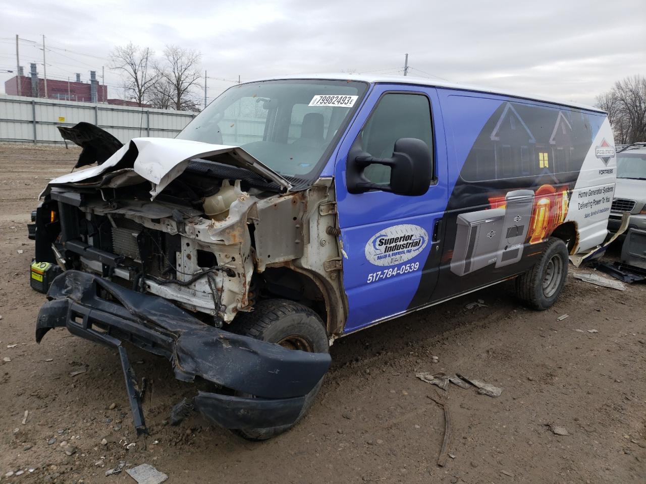 Изображение 1 2011 FORD ECONOLINE E350 SUPER DUTY VAN 2011 с VIN 1FTSS3EL9BDB29910