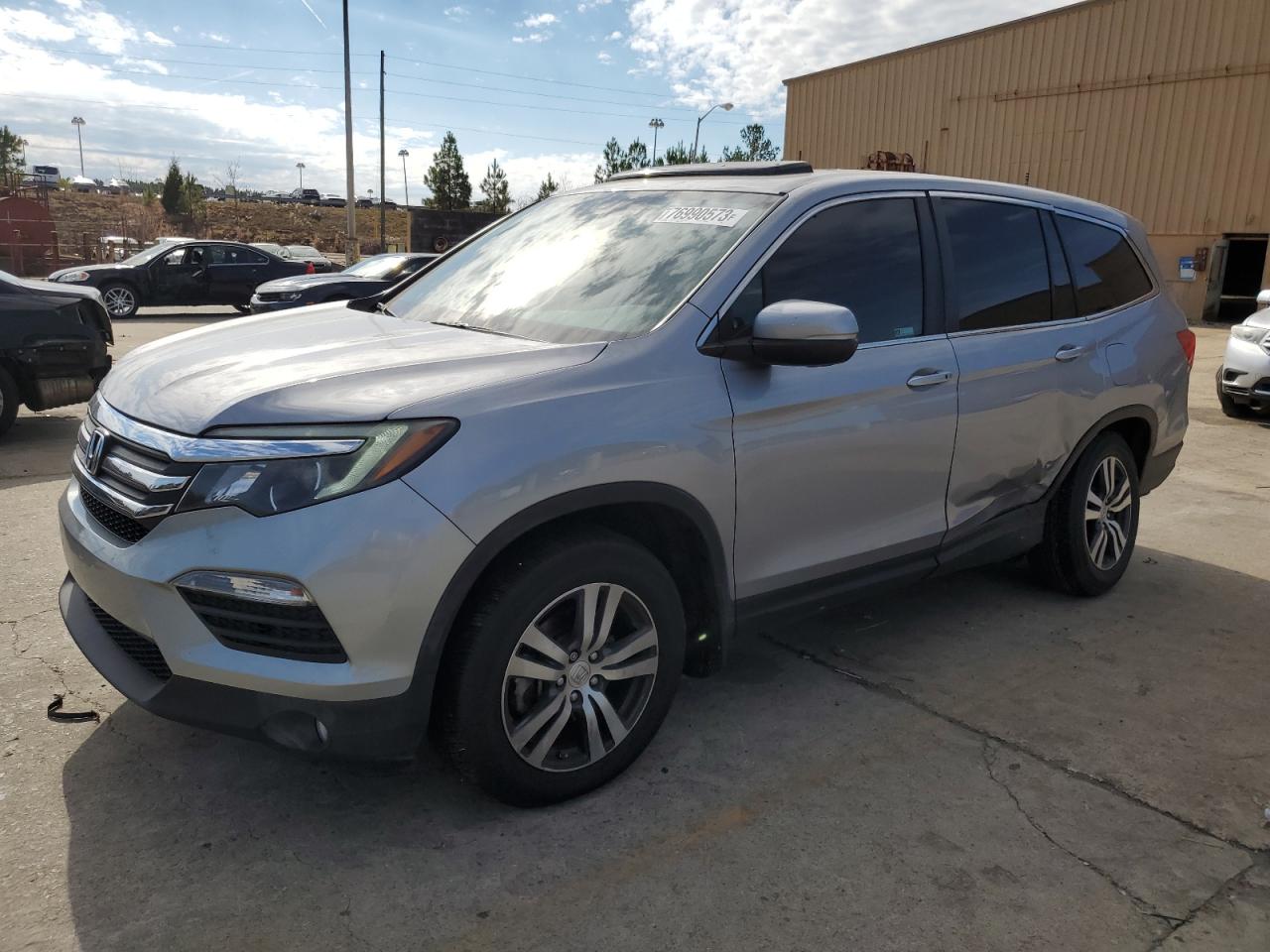 Изображение 1 2018 HONDA PILOT EXL 2018 с VIN 5FNYF5H81JB010872