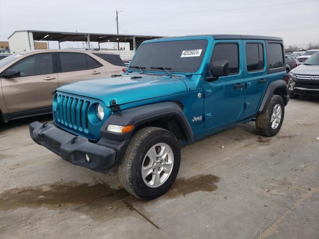 Image 1 of 2019 JEEP WRANGLER UNLIMITED SPORT 2019 with VIN 1C4HJXDG7KW679393