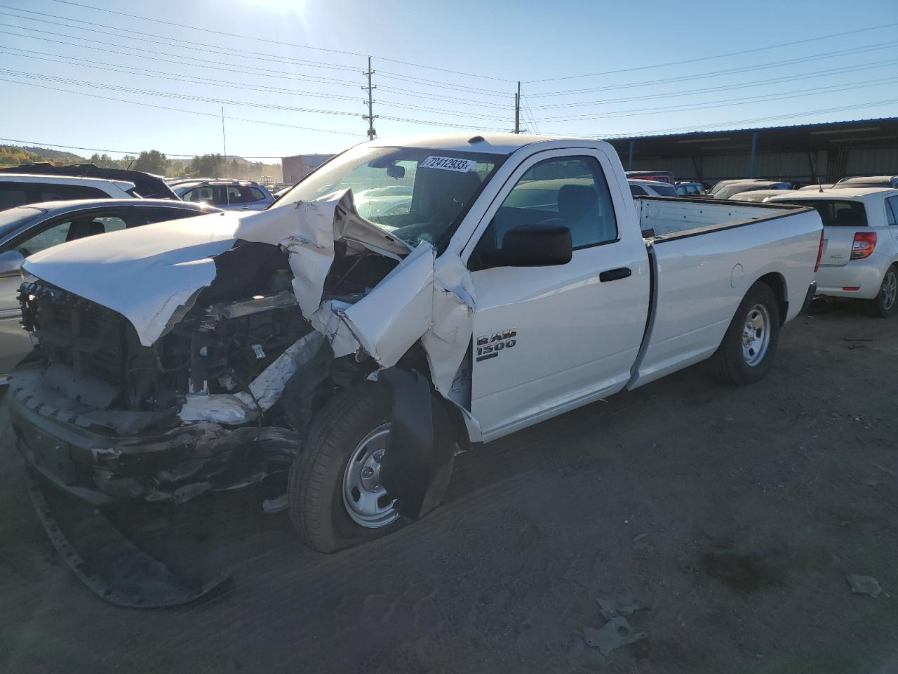 Image 1 of 2022 RAM 1500 CLASSIC TRADESMAN 2022 with VIN 3C6JR7DG1NG332310