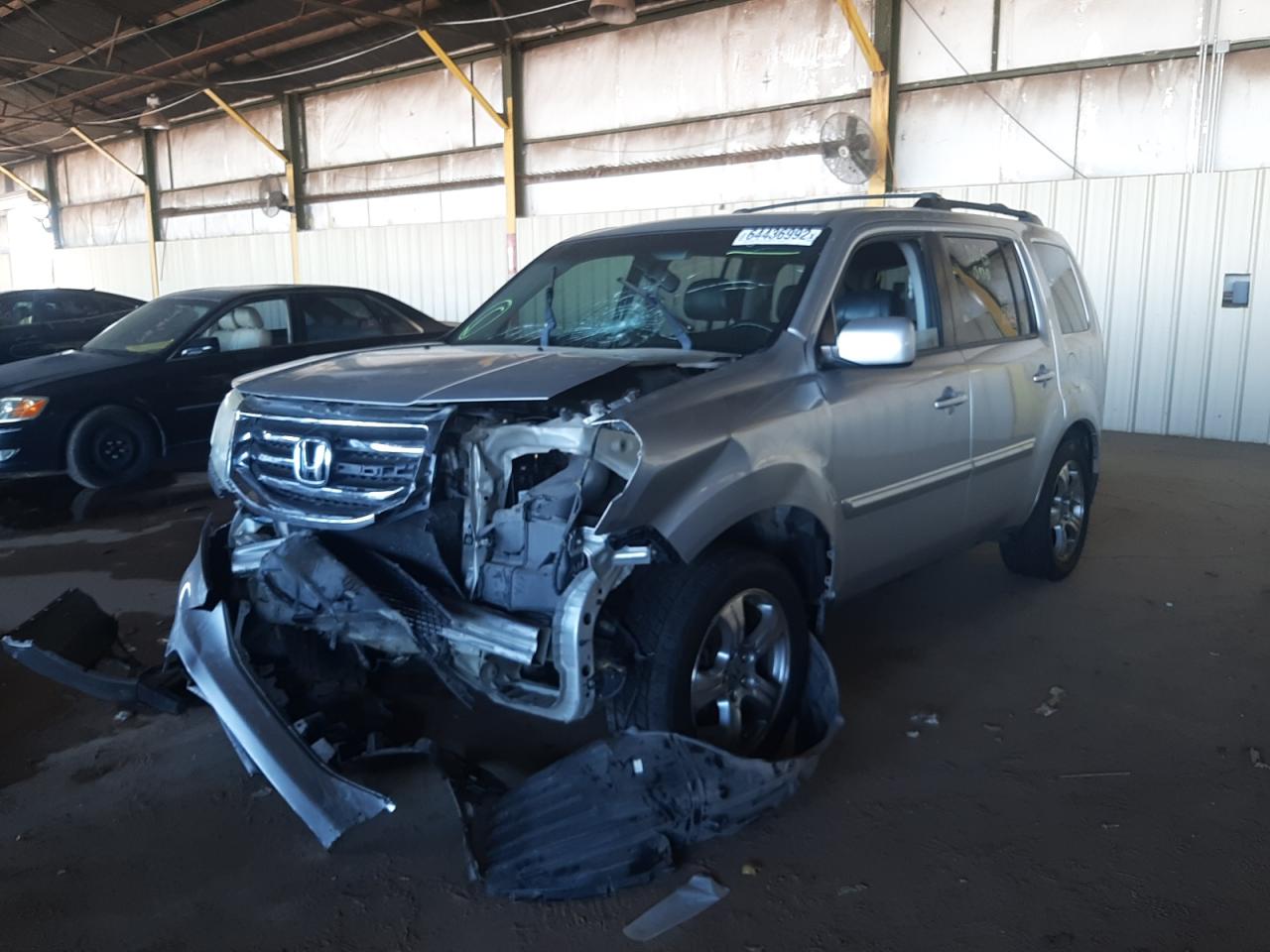 Image 2 of 2012 HONDA PILOT EXL 2012 with VIN 5FNYF3H61CB022087