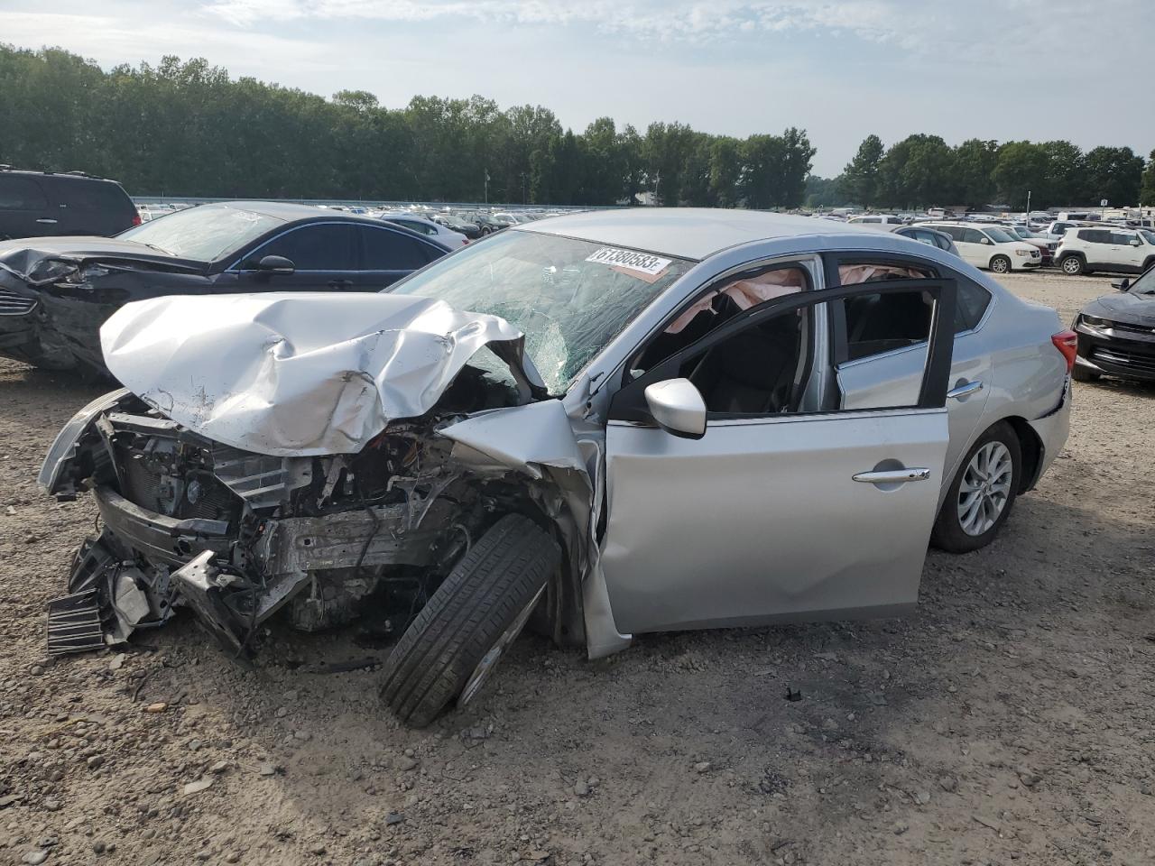 Image 1 of 2019 NISSAN SENTRA S 2019 with VIN 3N1AB7AP1KY320863
