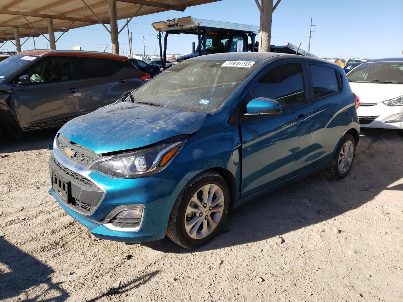 Image 1 of 2021 CHEVROLET SPARK 1LT 2021 with VIN KL8CD6SA8MC702025