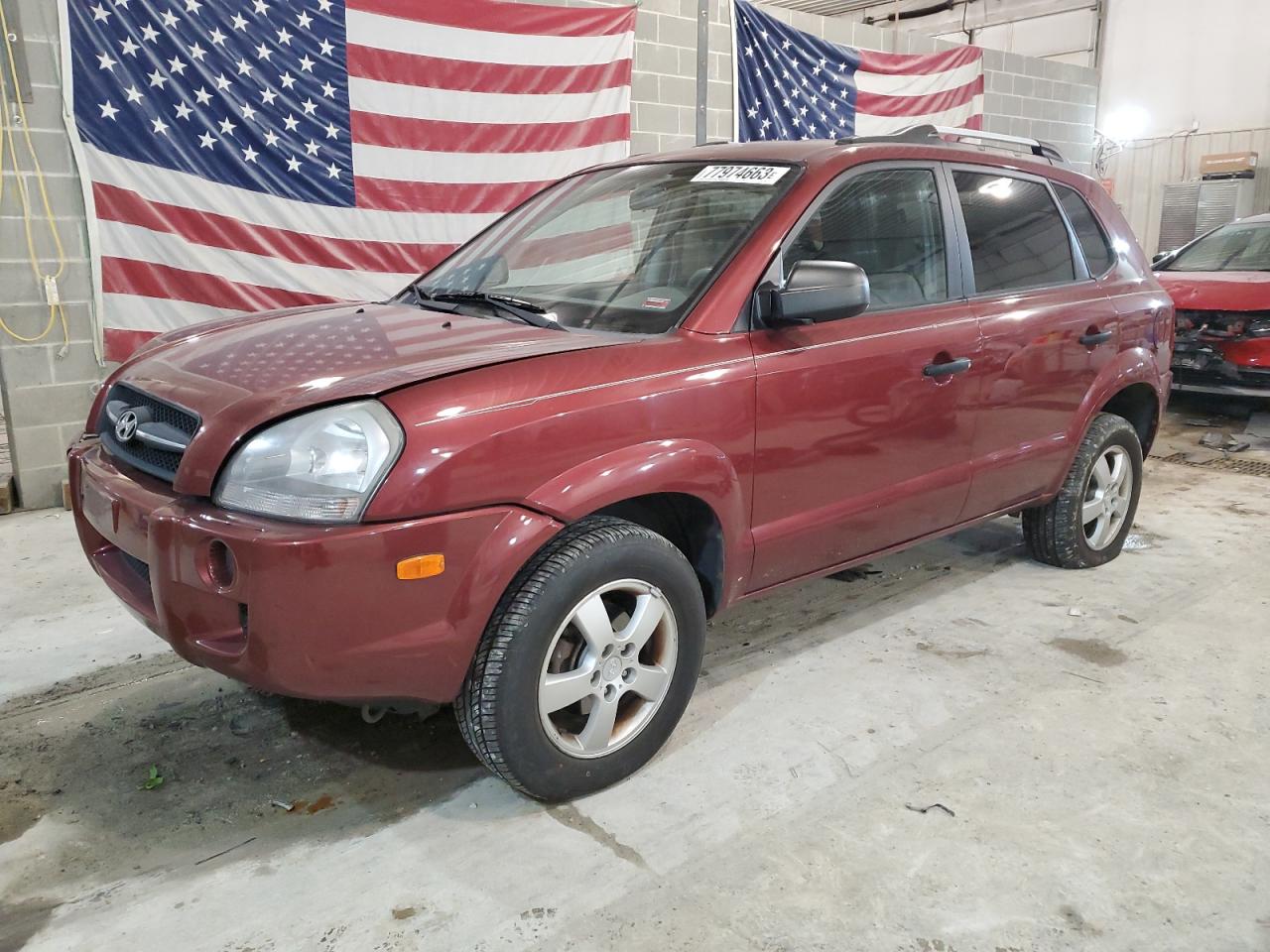 Изображение 1 2007 HYUNDAI TUCSON GLS 2007 с VIN KM8JM72B37U573392