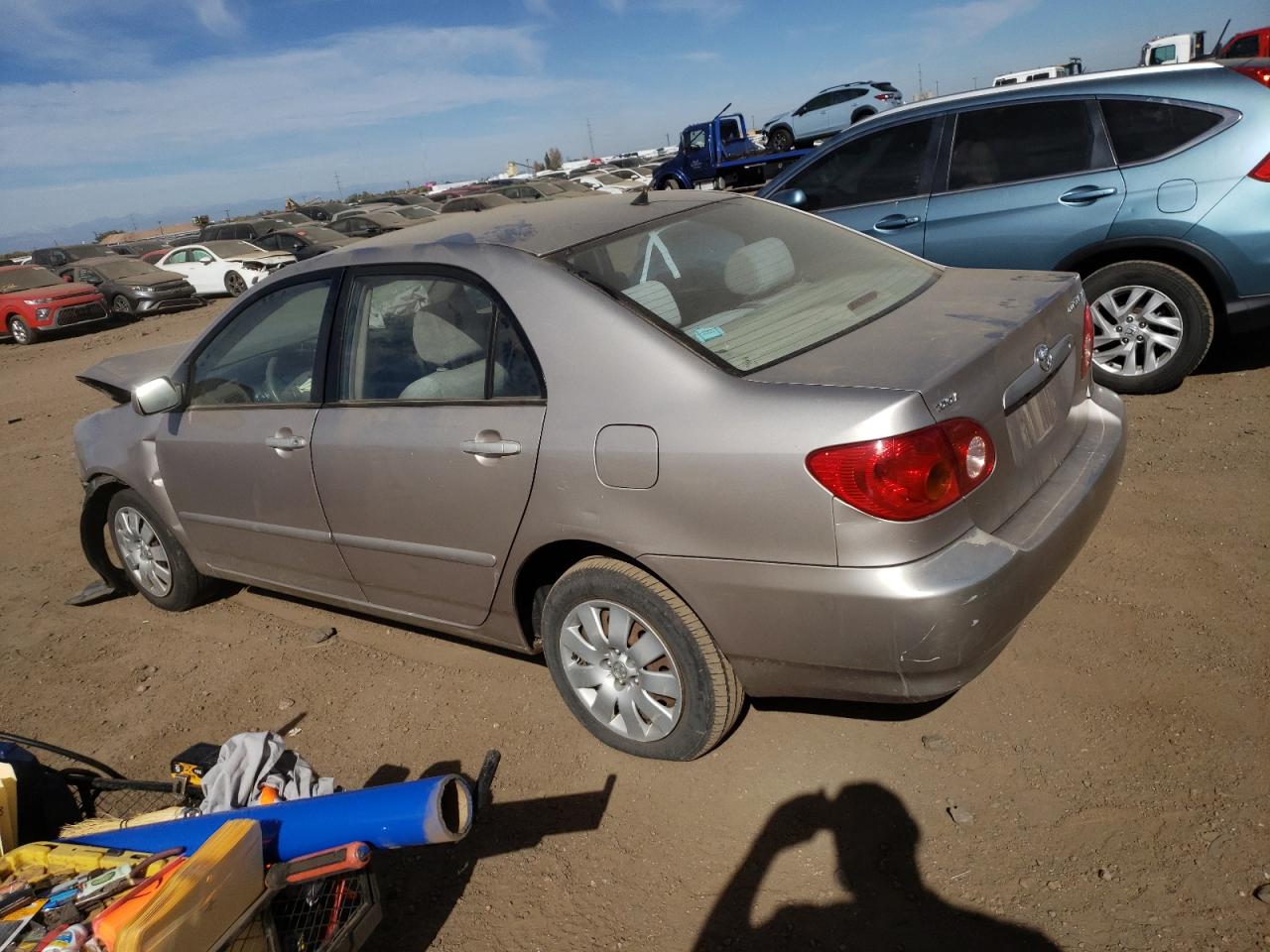 Image 2 of 2003 TOYOTA COROLLA CE 2003 with VIN 1NXBR32EX3Z143829