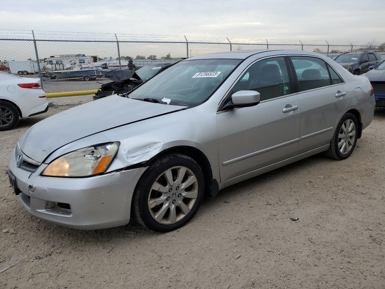 Image 1 of 2007 HONDA ACCORD EX 2007 with VIN 1HGCM66507A037076