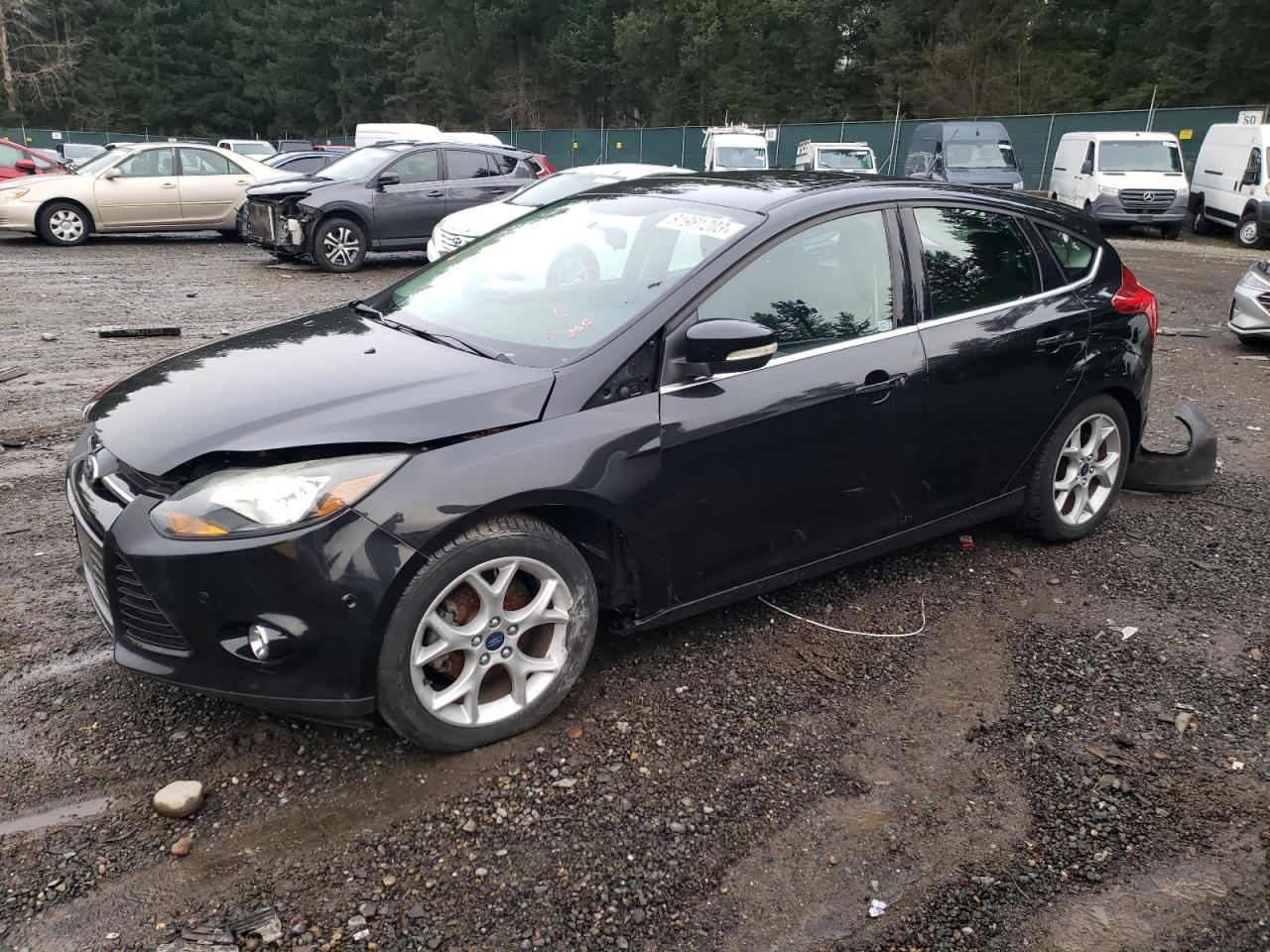 Image 1 of 2013 FORD FOCUS TITANIUM 2013 with VIN 1FADP3N21DL132283