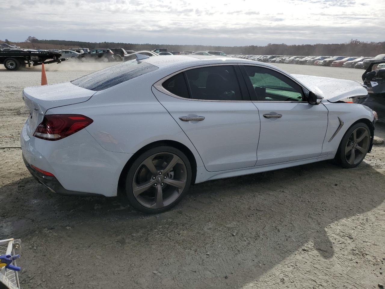 Image 3 of 2019 GENESIS G70 PRESTIGE 2019 with VIN KMTG44LA8KU040158