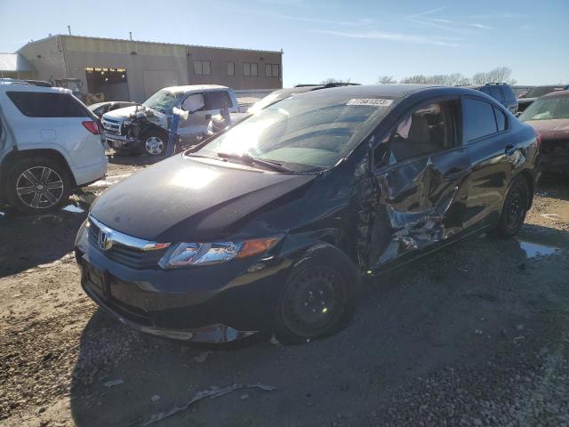 Image 1 of 2012 HONDA CIVIC LX 2012 with VIN 19XFB2F57CE095977