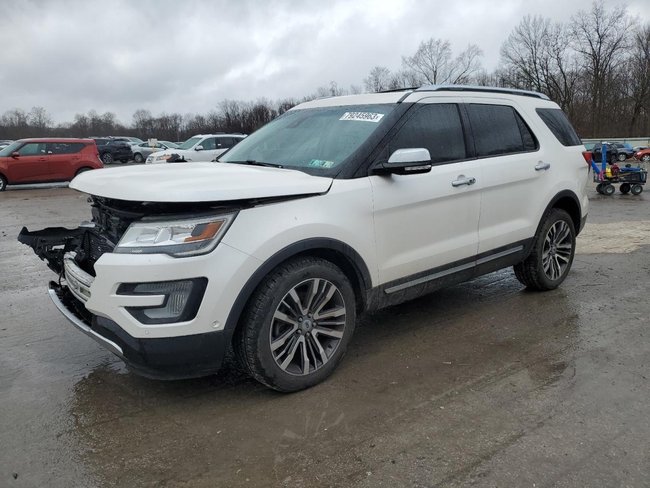 Image 1 of 2016 FORD EXPLORER PLATINUM 2016 with VIN 1FM5K8HT8GGC56641