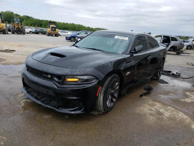 Image 1 of 2021 DODGE CHARGER SCAT PACK 2021 with VIN 2C3CDXGJ6MH553640