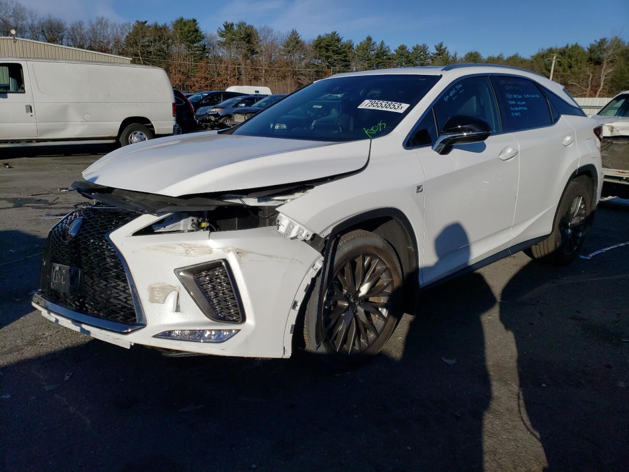 Image 1 of 2022 LEXUS RX 350 F-SPORT 2022 with VIN 2T2SZMDA0NC344770