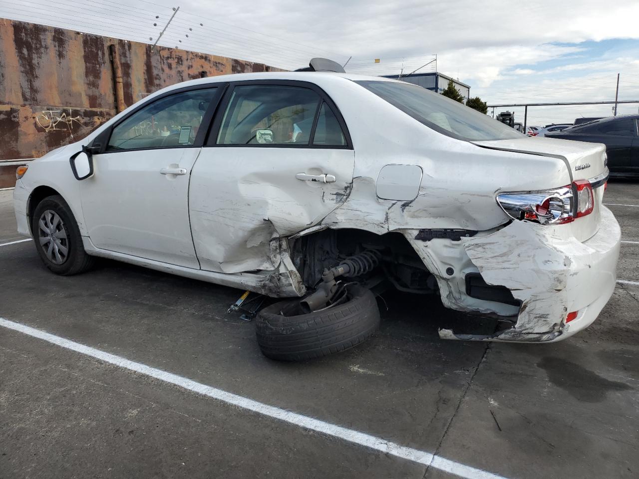 Image 2 of 2011 TOYOTA COROLLA BASE 2011 with VIN JTDBU4EE0BJ107474