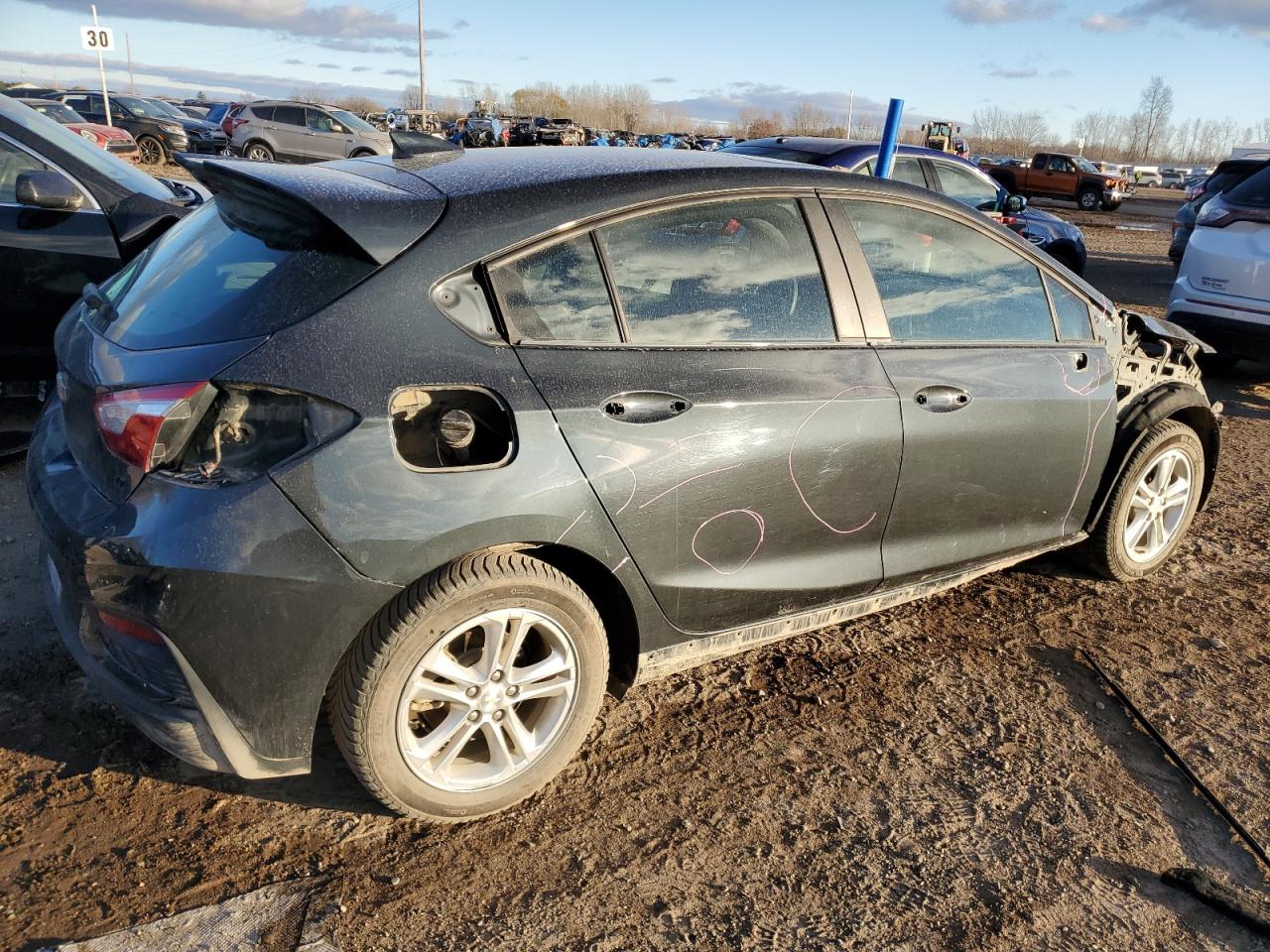 Image 3 of 2018 CHEVROLET CRUZE LT 2018 with VIN 3G1BE6SM9JS647609