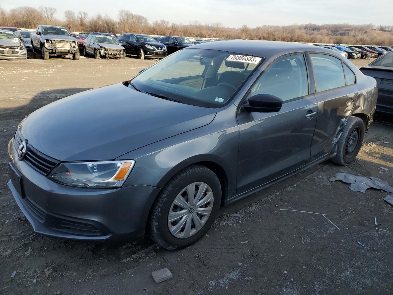 Image 1 of 2013 VOLKSWAGEN JETTA BASE 2013 with VIN 3VW2K7AJ4DM272229