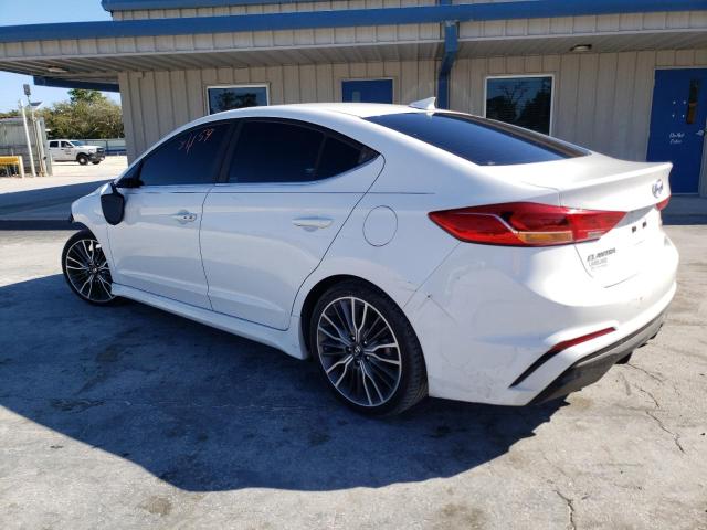 Image 2 of 2018 HYUNDAI ELANTRA SPORT 2018 with VIN KMHD04LB9JU476288