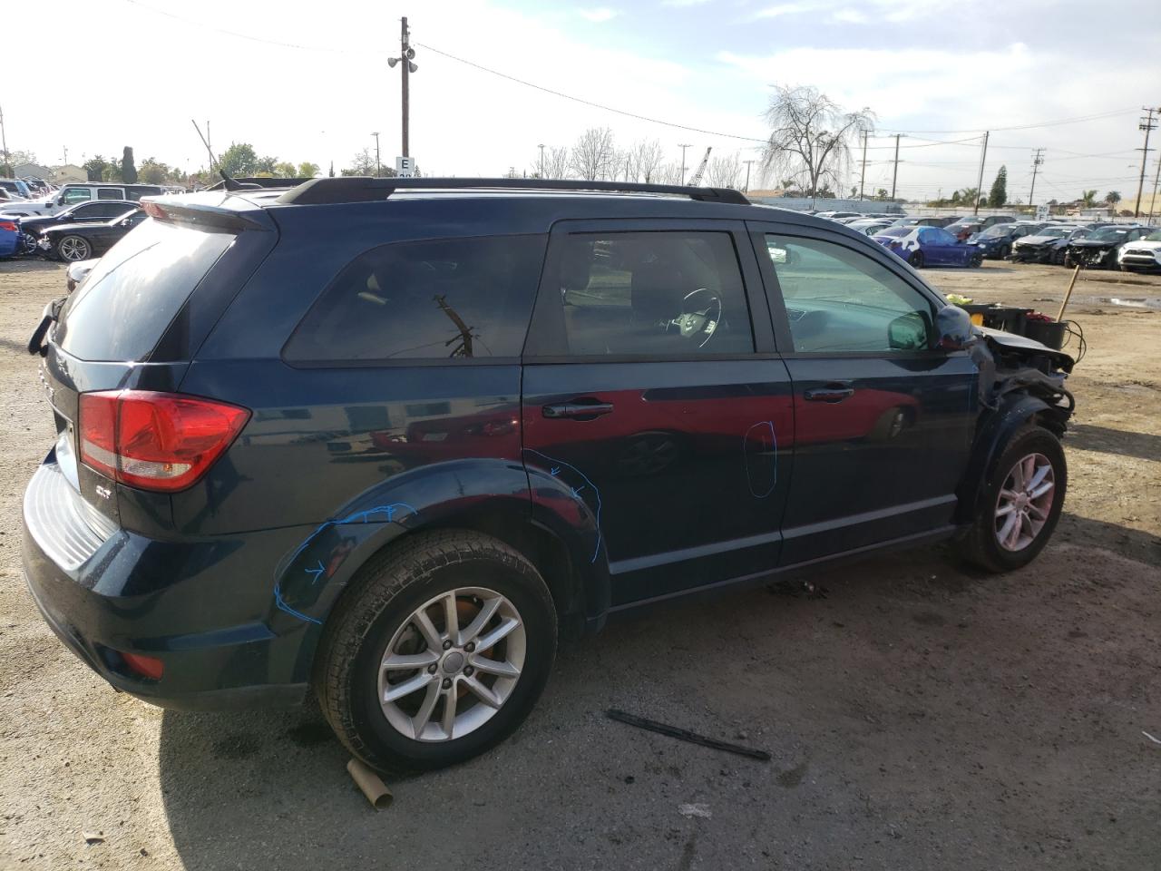 Image 3 of 2015 DODGE JOURNEY SXT 2015 with VIN 3C4PDCBB1FT677024