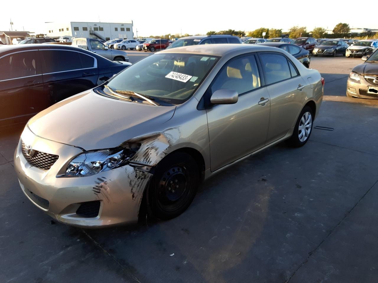 Image 1 of 2010 TOYOTA COROLLA BASE 2010 with VIN 1NXBU4EE8AZ260046