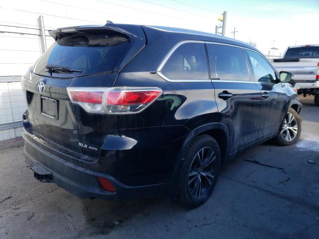 Image 3 of 2016 TOYOTA HIGHLANDER XLE 2016 with VIN 5TDJKRFH7GS334498