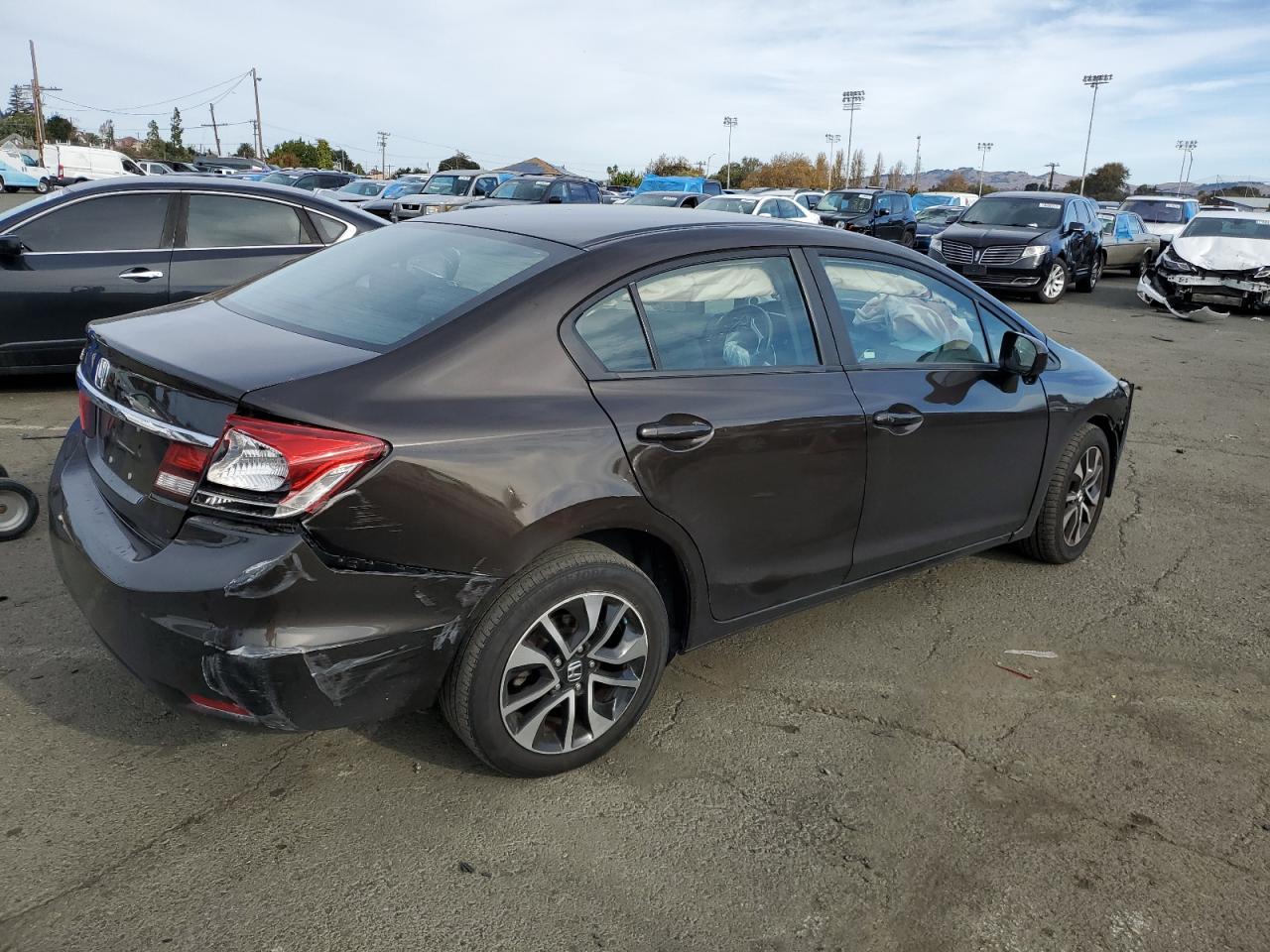 Image 3 of 2014 HONDA CIVIC EX 2014 with VIN 2HGFB2F86EH547338