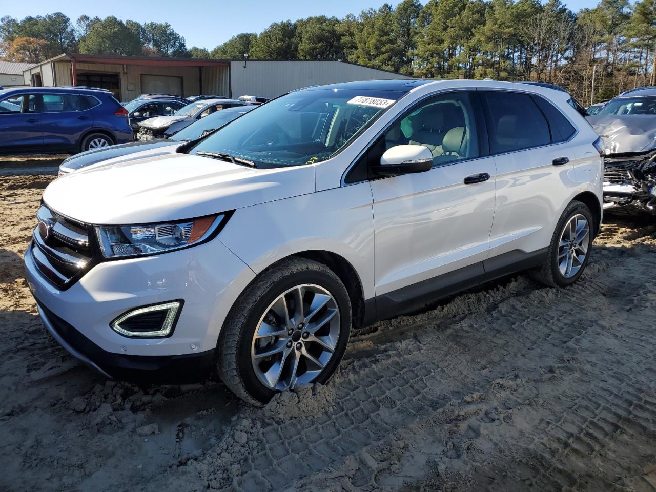 Image 1 of 2018 FORD EDGE TITANIUM 2018 with VIN 2FMPK4K85JBB70109