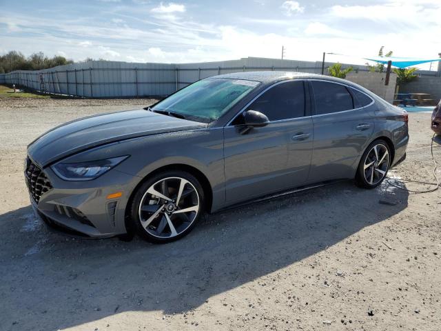 Image 1 of 2022 HYUNDAI SONATA SEL PLUS 2022 with VIN KMHL44J2XNA243112