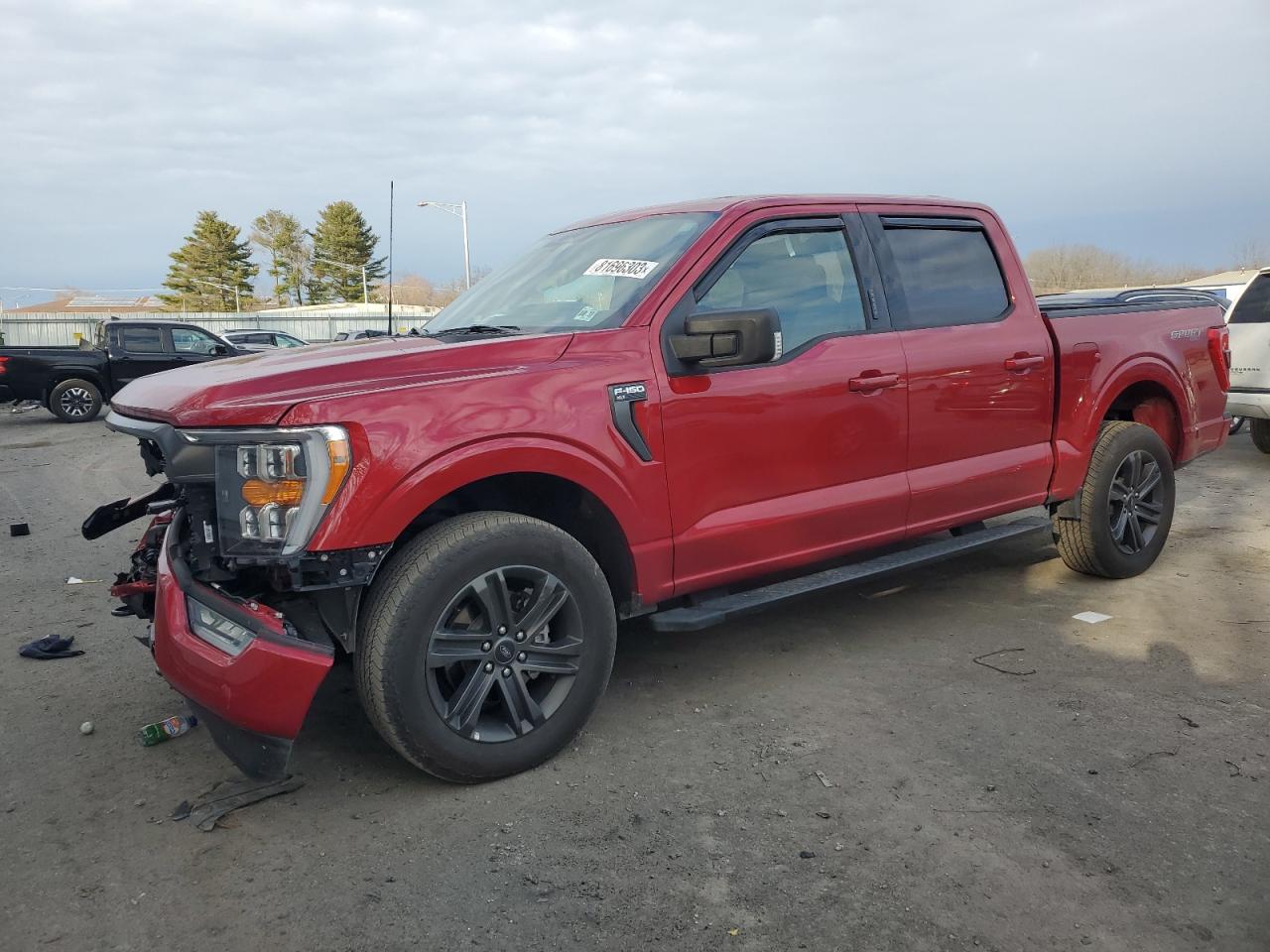 Image 1 of 2022 FORD F150 SUPERCREW 2022 with VIN 1FTFW1E59NFC39280