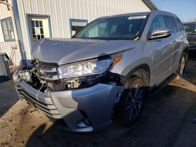 Image 1 of 2018 TOYOTA HIGHLANDER SE 2018 with VIN 5TDJZRFHXJS552843