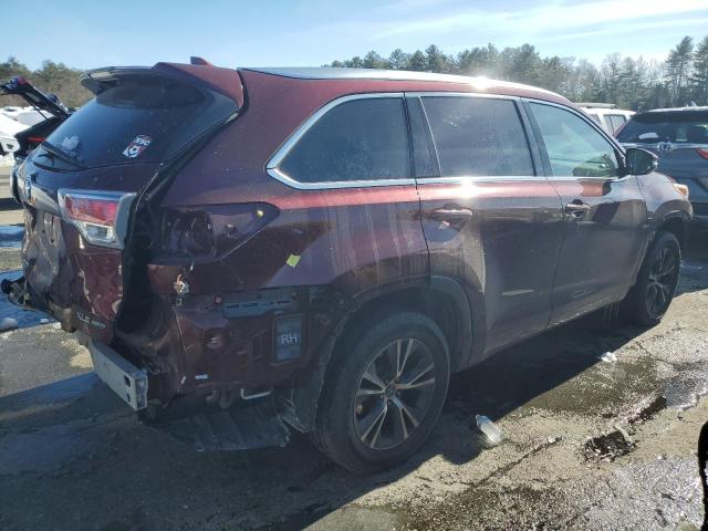 Image 3 of 2016 TOYOTA HIGHLANDER XLE 2016 with VIN 5TDJKRFH6GS352300