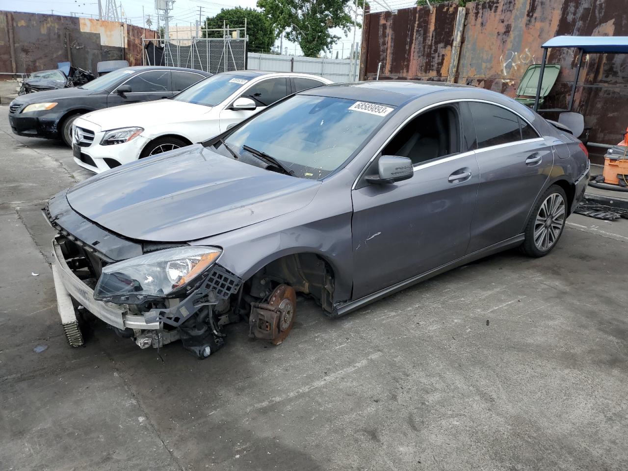 Image 1 of 2017 MERCEDES-BENZ CLA 250 2017 with VIN WDDSJ4EB3HN455517