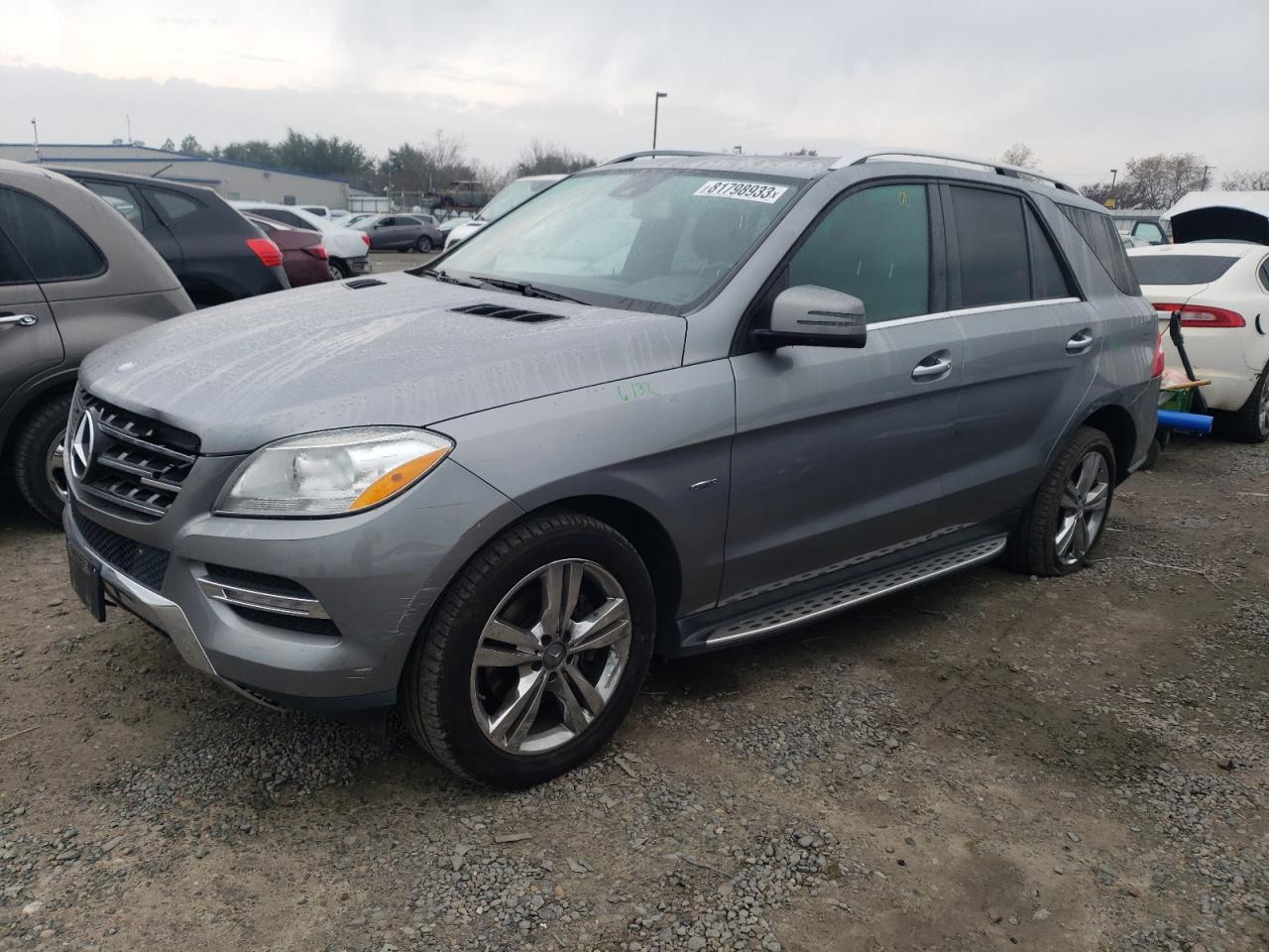 Image 1 of 2012 MERCEDES-BENZ ML 350 4MATIC 2012 with VIN 4JGDA5HB9CA036037