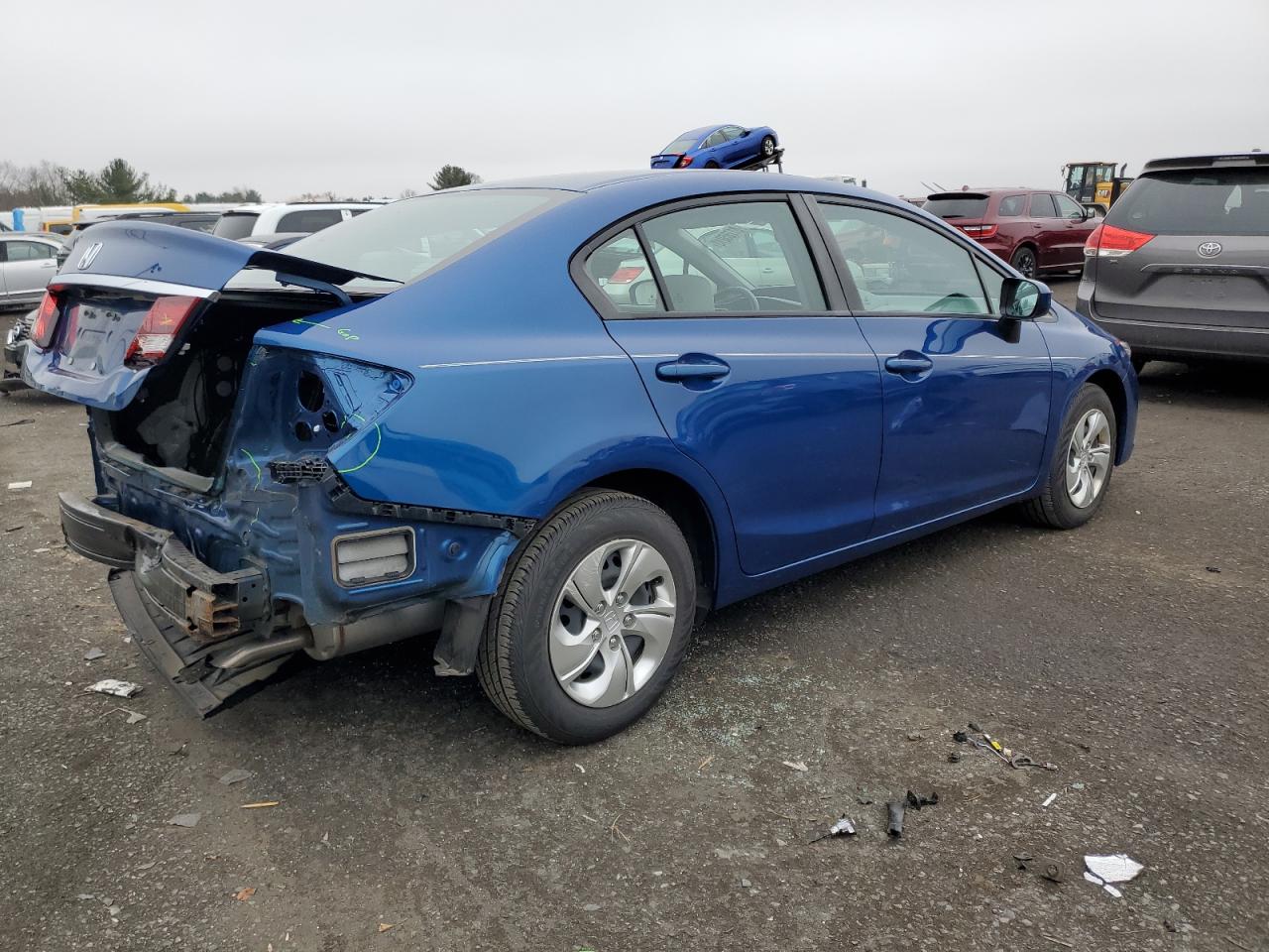 Image 3 of 2014 HONDA CIVIC LX 2014 with VIN 19XFB2F58EE235103