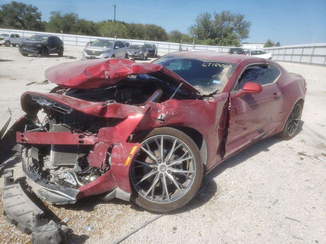 Image 1 of 2019 CHEVROLET CAMARO LT 2019 with VIN 1G1FD1RS6K0117960