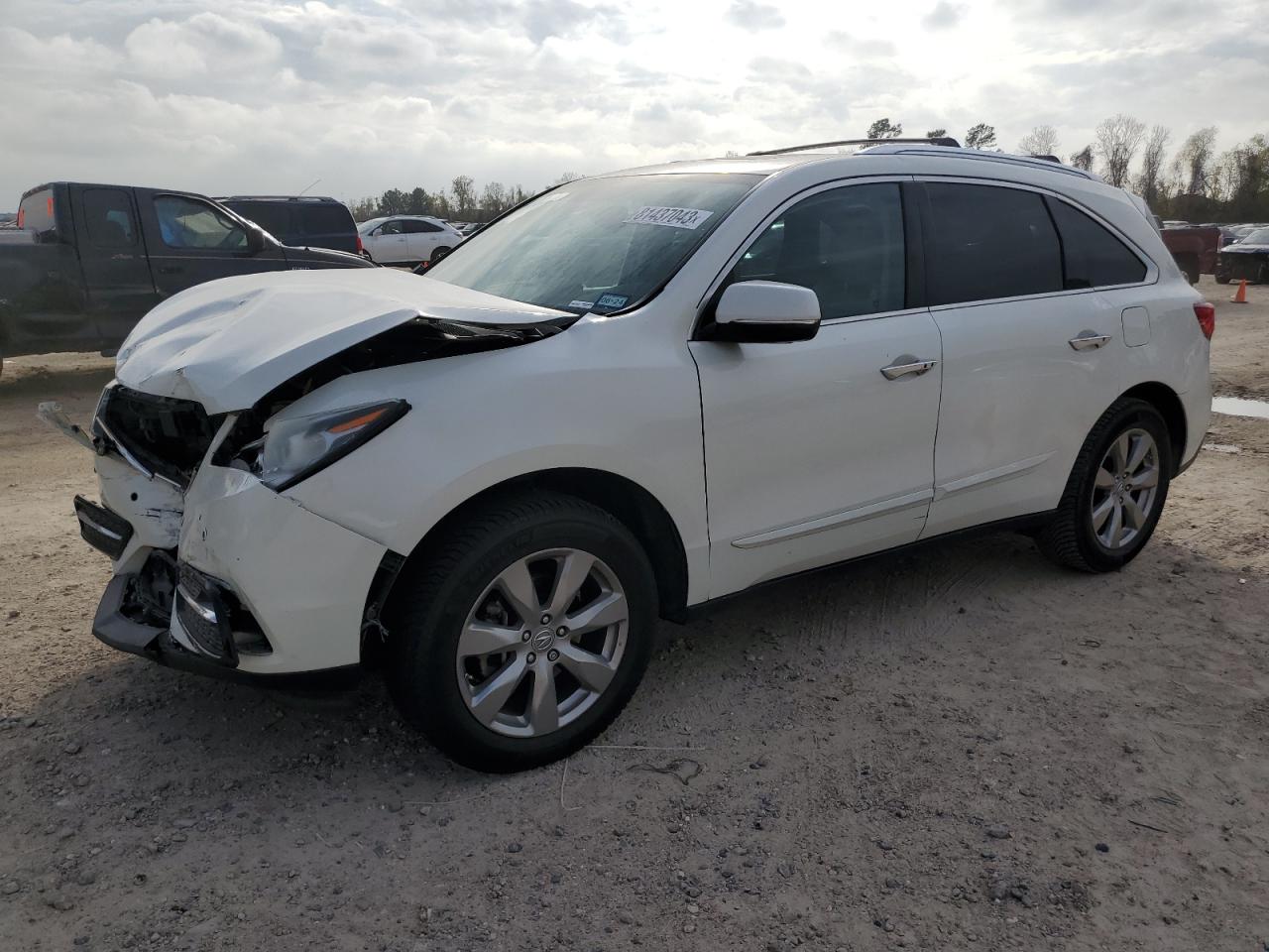 Image 1 of 2014 ACURA MDX ADVANCE 2014 with VIN 5FRYD4H86EB048747