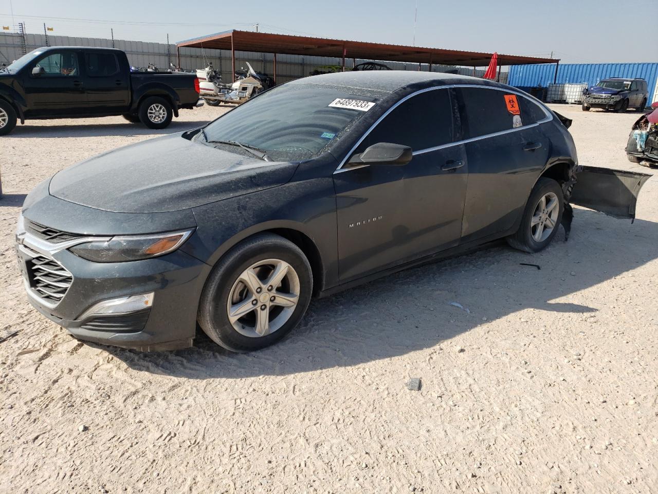 Image 1 of 2021 CHEVROLET MALIBU LS 2021 with VIN 1G1ZB5ST2MF040209