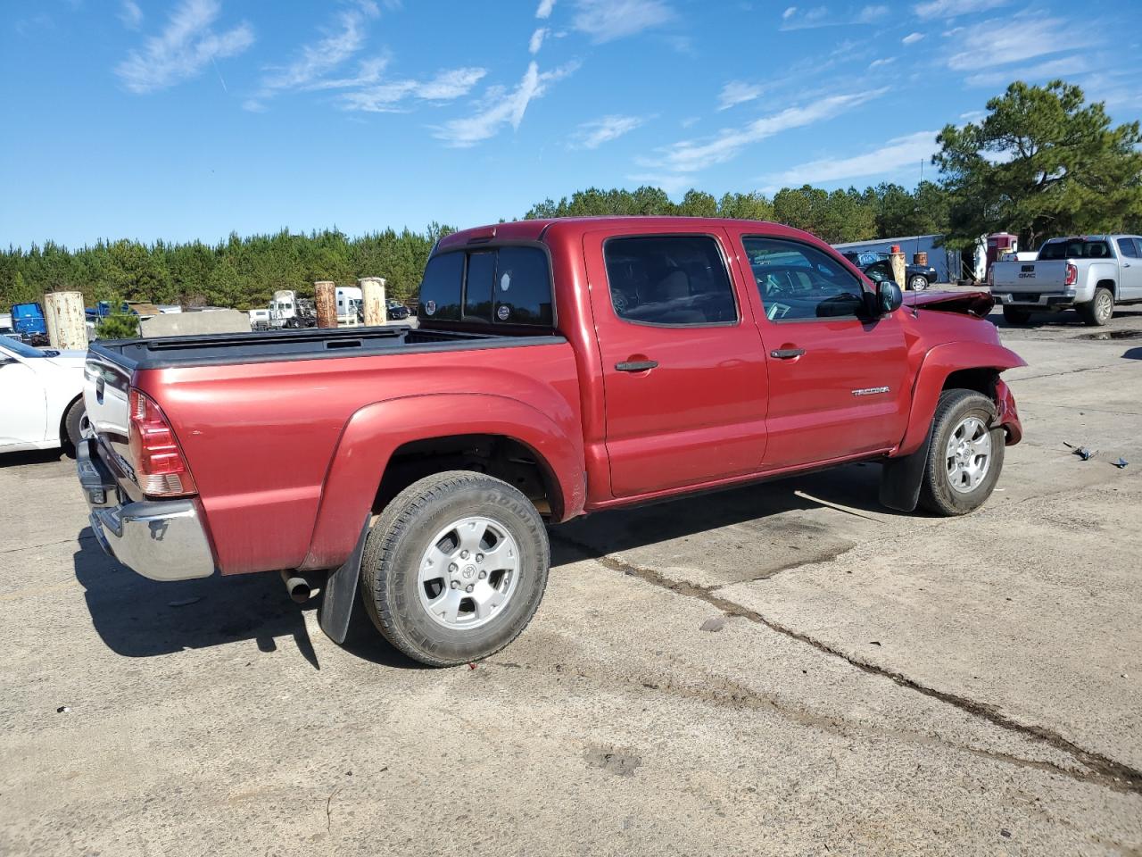 Image 3 of 2008 TOYOTA TACOMA DOUBLE CAB PRERUNNER 2008 with VIN 3TMJU62NX8M058887