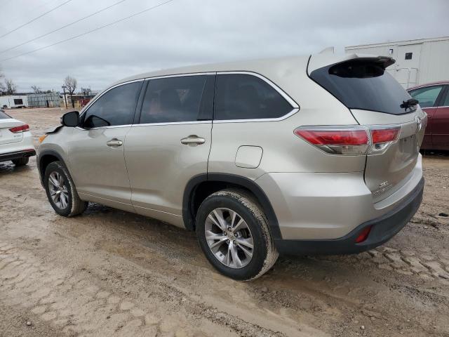 Изображение 2 2014 TOYOTA HIGHLANDER LE 2014 с VIN 5TDZKRFH2ES004848